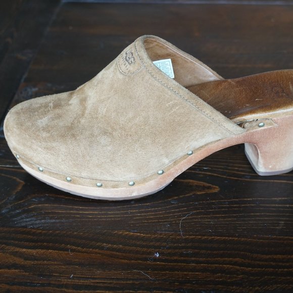 UGG Abbie Women's Suede Mule Clogs - Picture 11 of 12